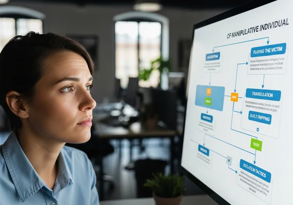 Professional identifying manipulative coworker traits