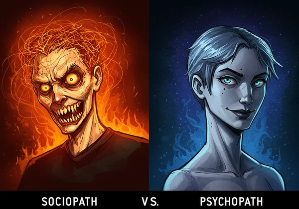 Contrast between impulsive and calculated personality traits.